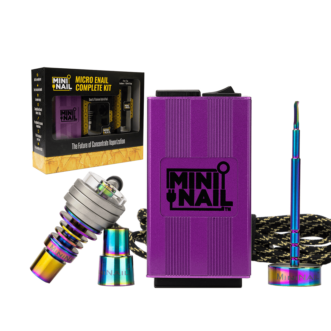 Mini Nail LLC E-Nail Purple MiniNail Quartz Hybrid Deep Dish Kit E-Nail