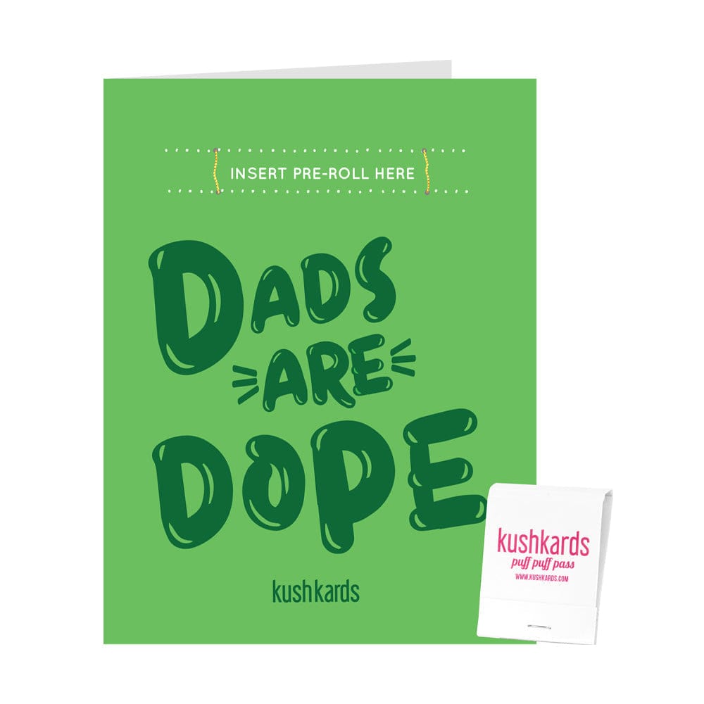 KushKards KushKard 💚 Dope Dad Cannabis Greeting Card