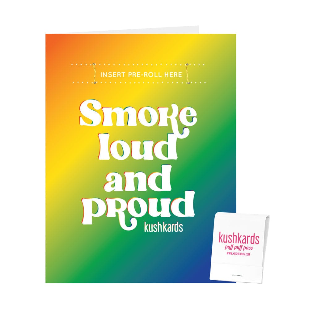 KushKards KushKard 🏳️‍🌈 Loud Proud Pride Greeting Card