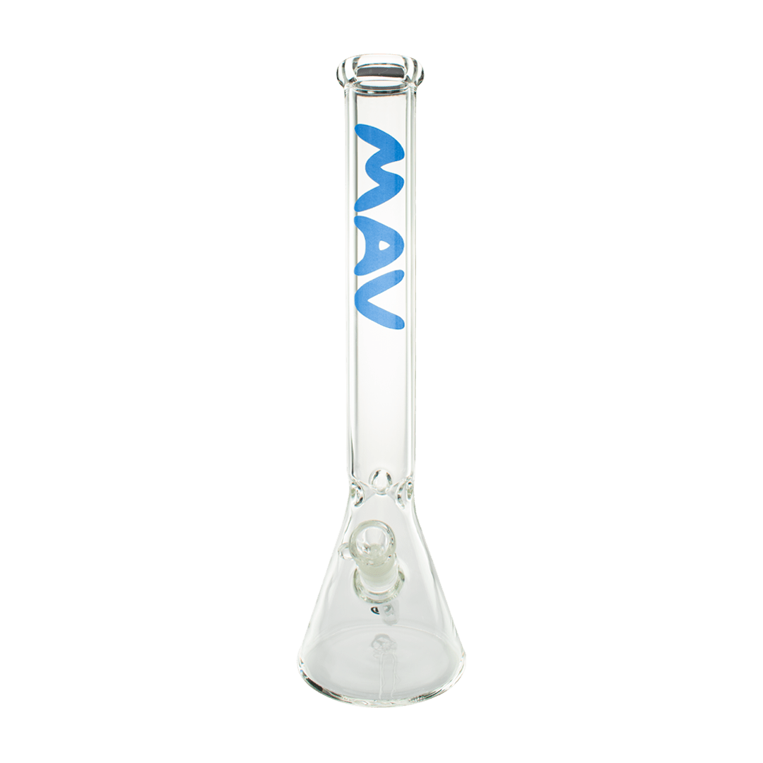 MAV Glass Bong LA Blue - Dark 18" Classic Beaker Bong