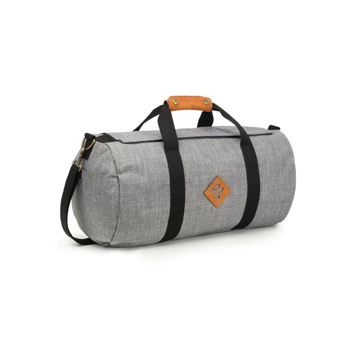 Revelry Supply Travel Bag Crosshatch Grey The Overnighter - Smell Proof Small Duffle