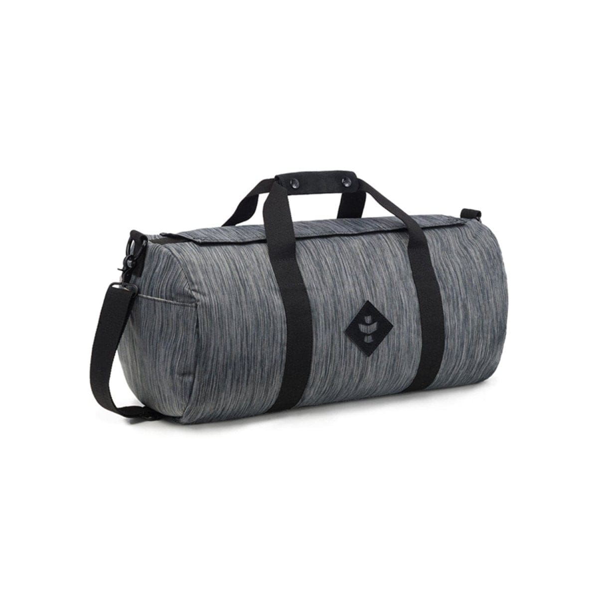 Revelry Supply Travel Bag Striped Dark Grey The Overnighter - Smell Proof Small Duffle