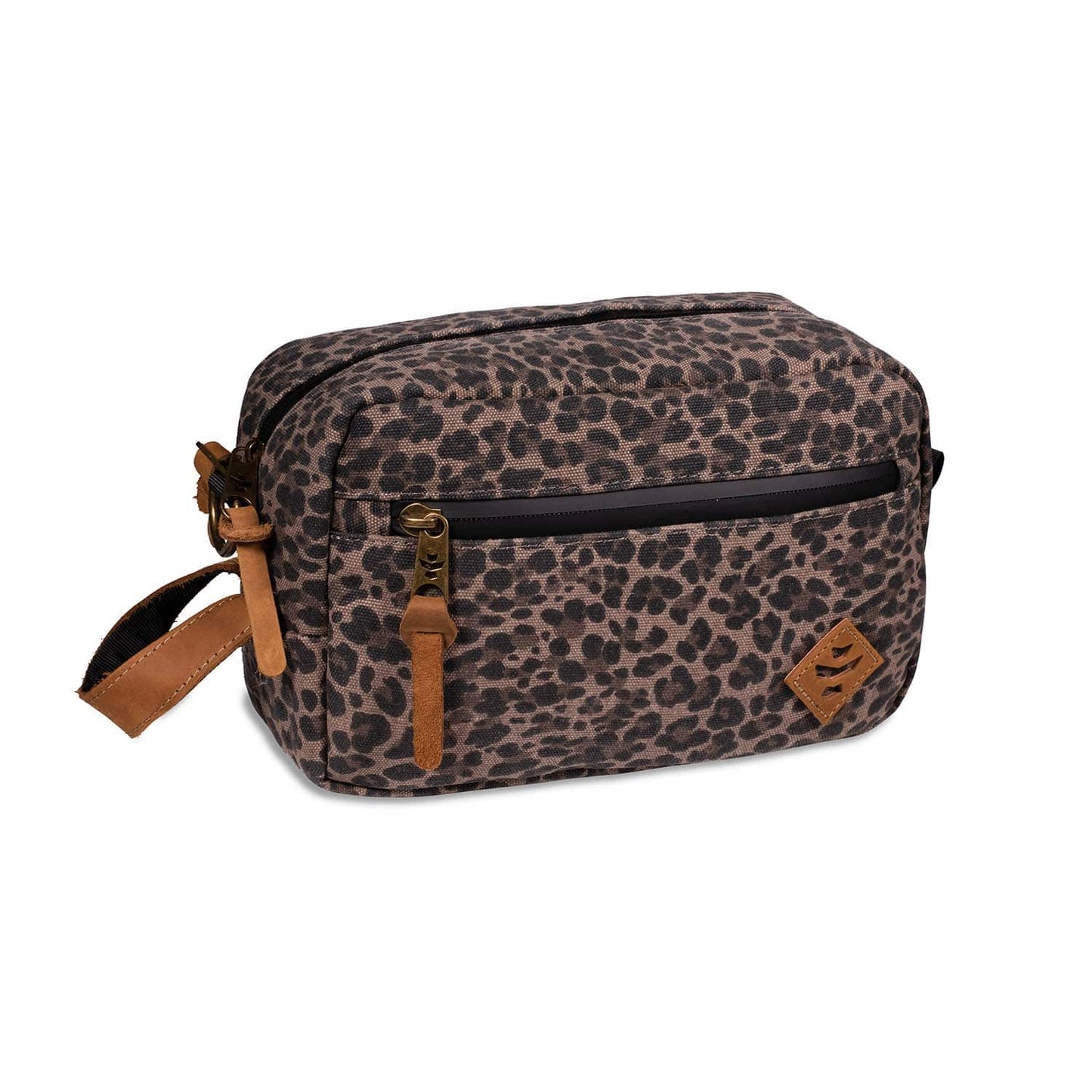 Revelry Supply Travel Bag Leopard The Stowaway - Smell Proof Toiletry Kit