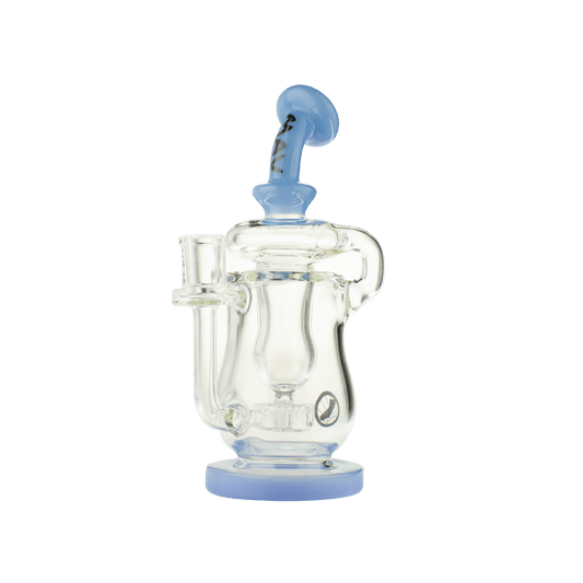 MAV Glass Dab Rig Lavender Lido Recycler TX245LAV