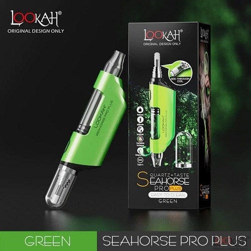 Lookah e-rig Green Lookah Seahorse Pro PLUS Electronic Nectar Collector