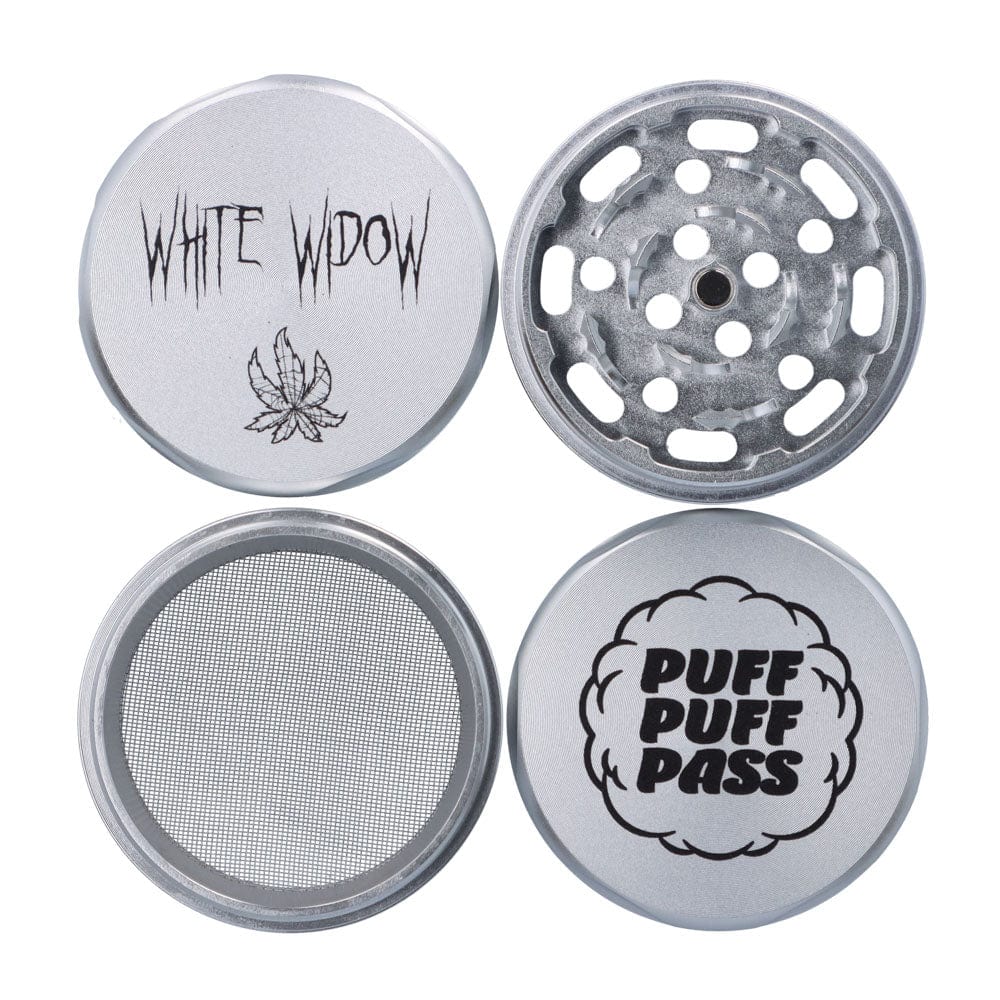 Puff Puff Pass Grinder White Widow 55mm 3-Stage Grinder