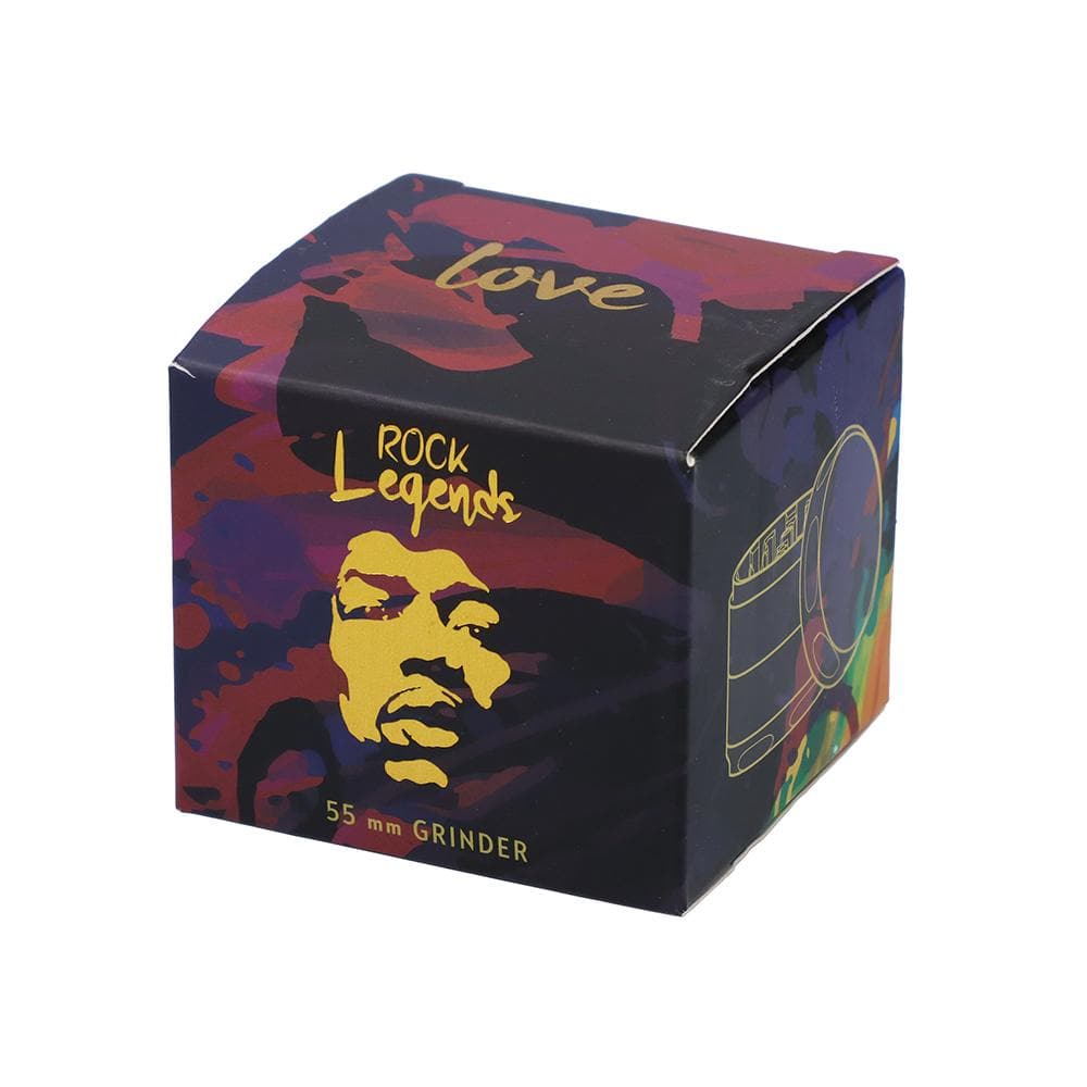 Rock Legends GRINDERS Jimi Hendrix Love 55mm 4-Piece Grinder