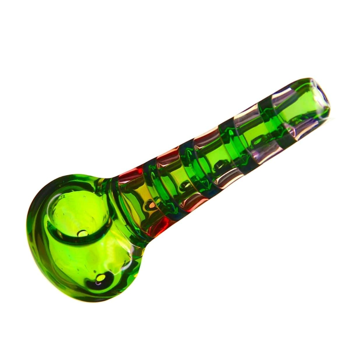 Lotus Glass green The Mic Dry Pipe