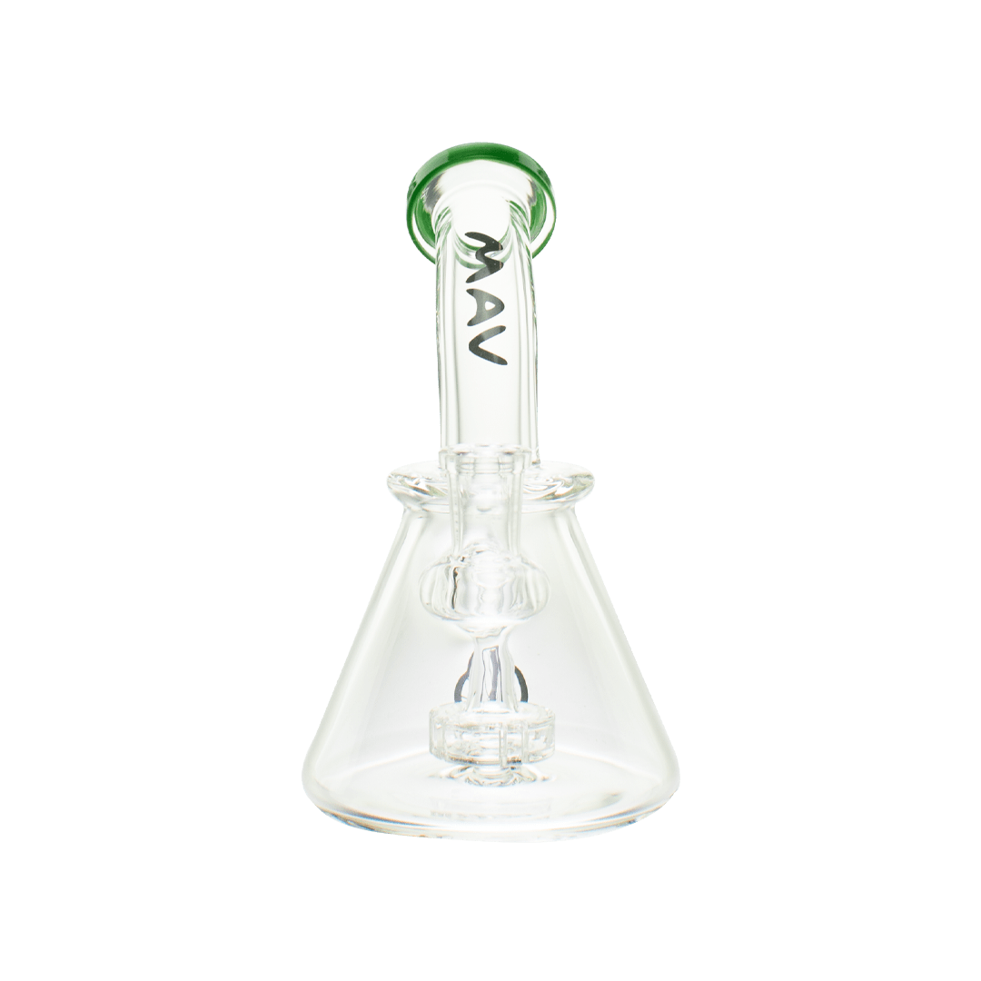 MAV Glass Bong forest Mini Bent Neck Beaker