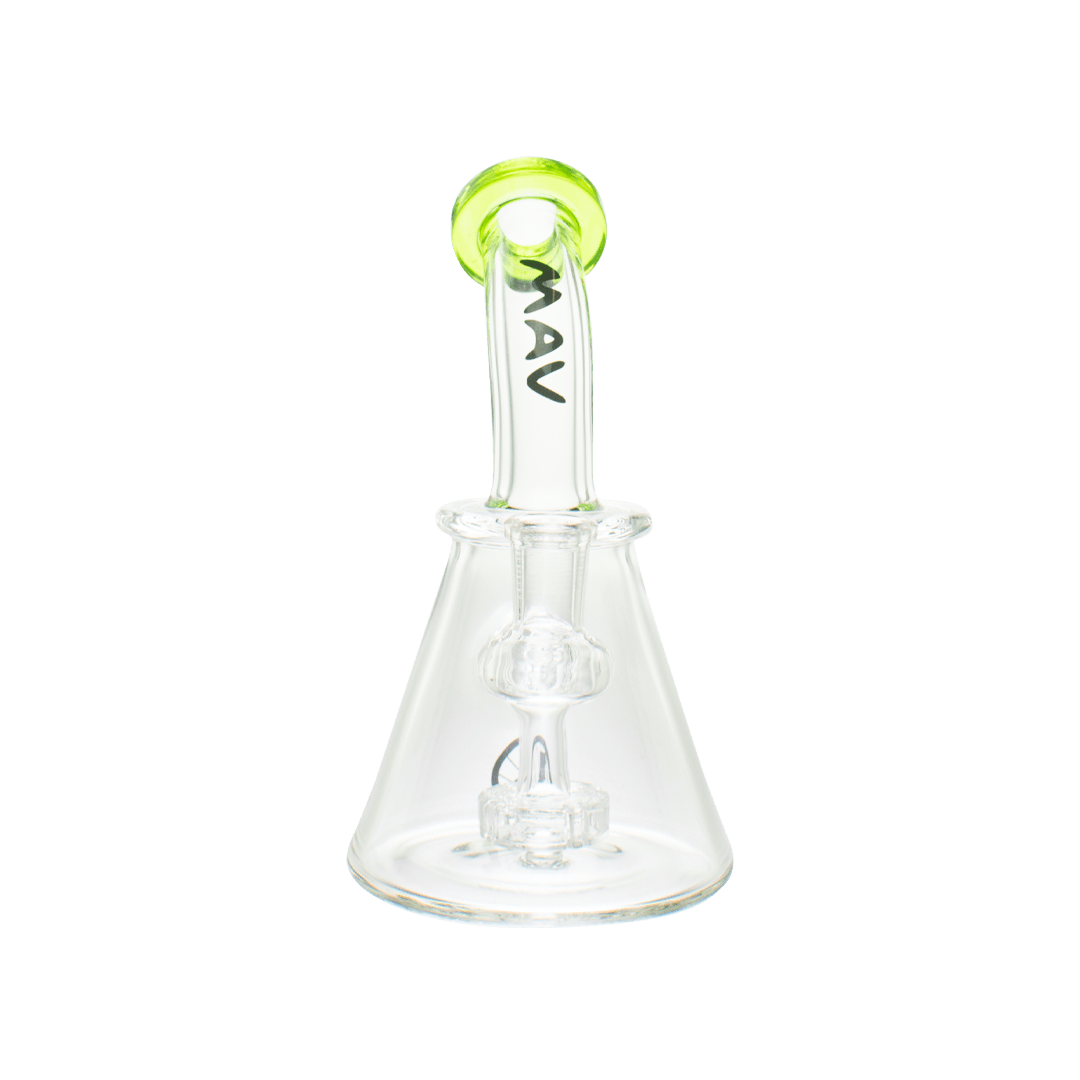MAV Glass Bong Ooze Mini Bent Neck Beaker