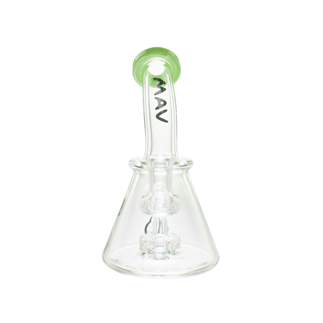 MAV Glass Bong Slime Mini Bent Neck Beaker
