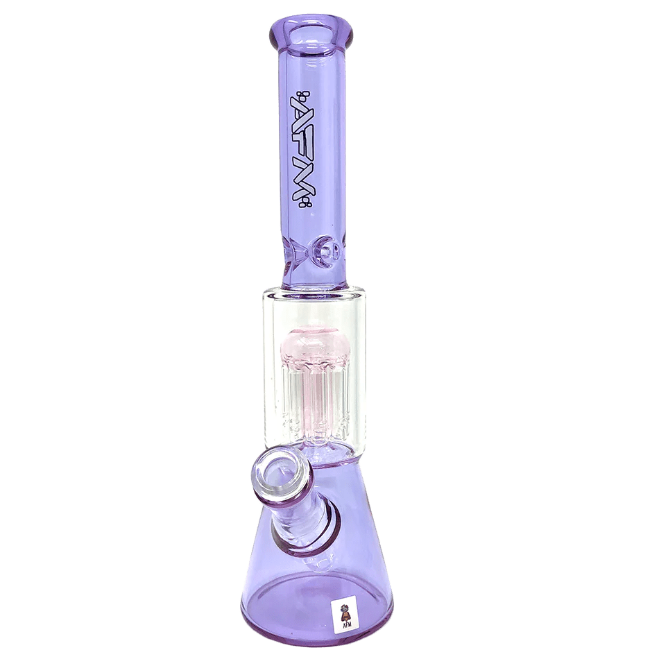 AFM Smoke Bong Purple The Tree Perc Beaker - 10