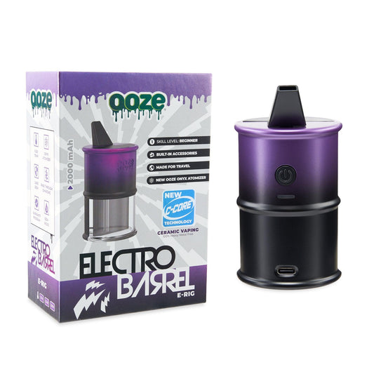 Ooze e-rig Galaxy Purple Ooze Electro Barrel E-Rig – C-Core 2000 mAh