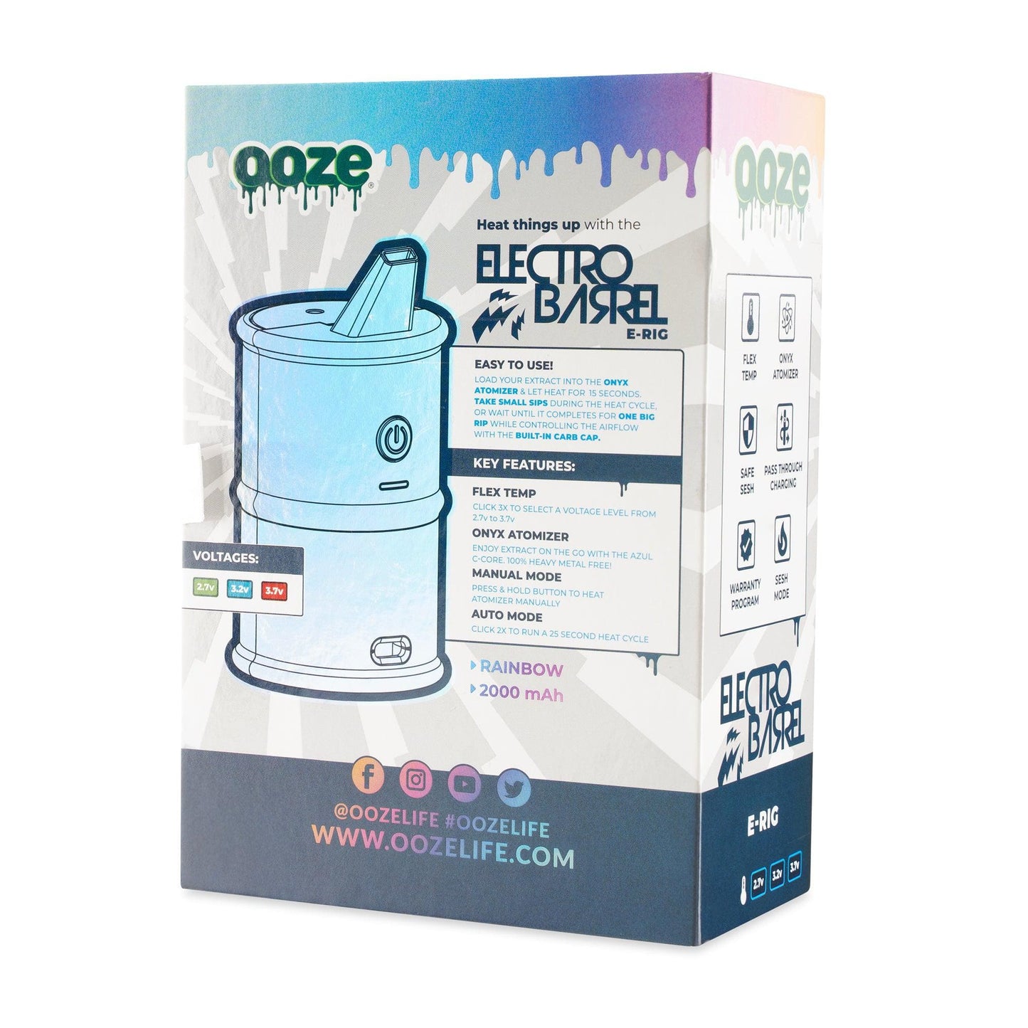 Ooze e-rig Ooze Electro Barrel E-Rig – C-Core 2000 mAh