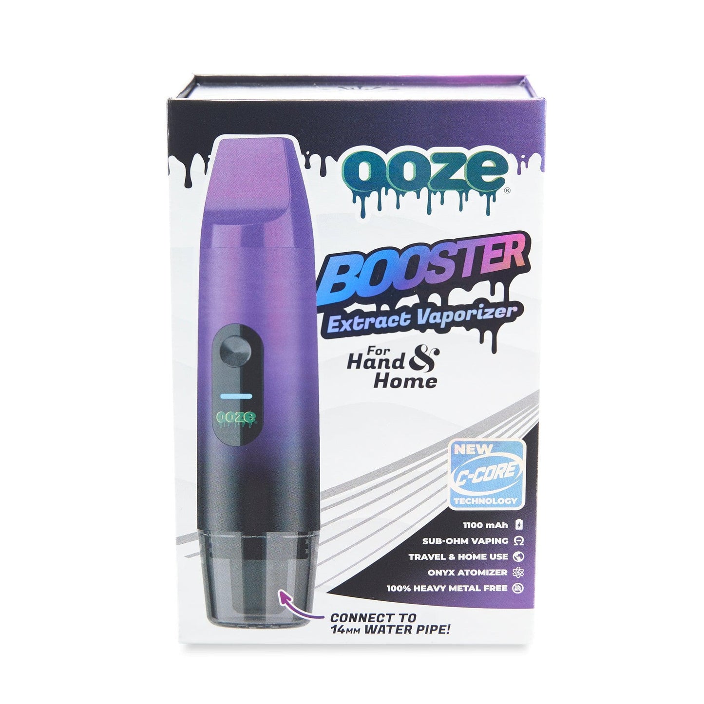 Ooze Batteries and Vapes Ooze Booster Extract Vaporizer – C-Core 1100 mAh