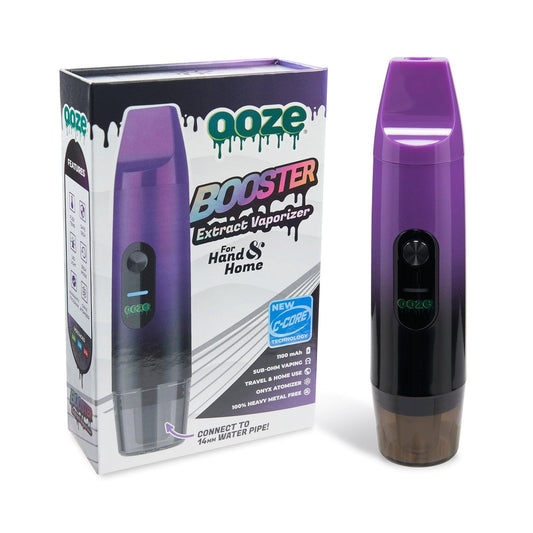 Ooze Batteries and Vapes Galaxy Purple Ooze Booster Extract Vaporizer – C-Core 1100 mAh