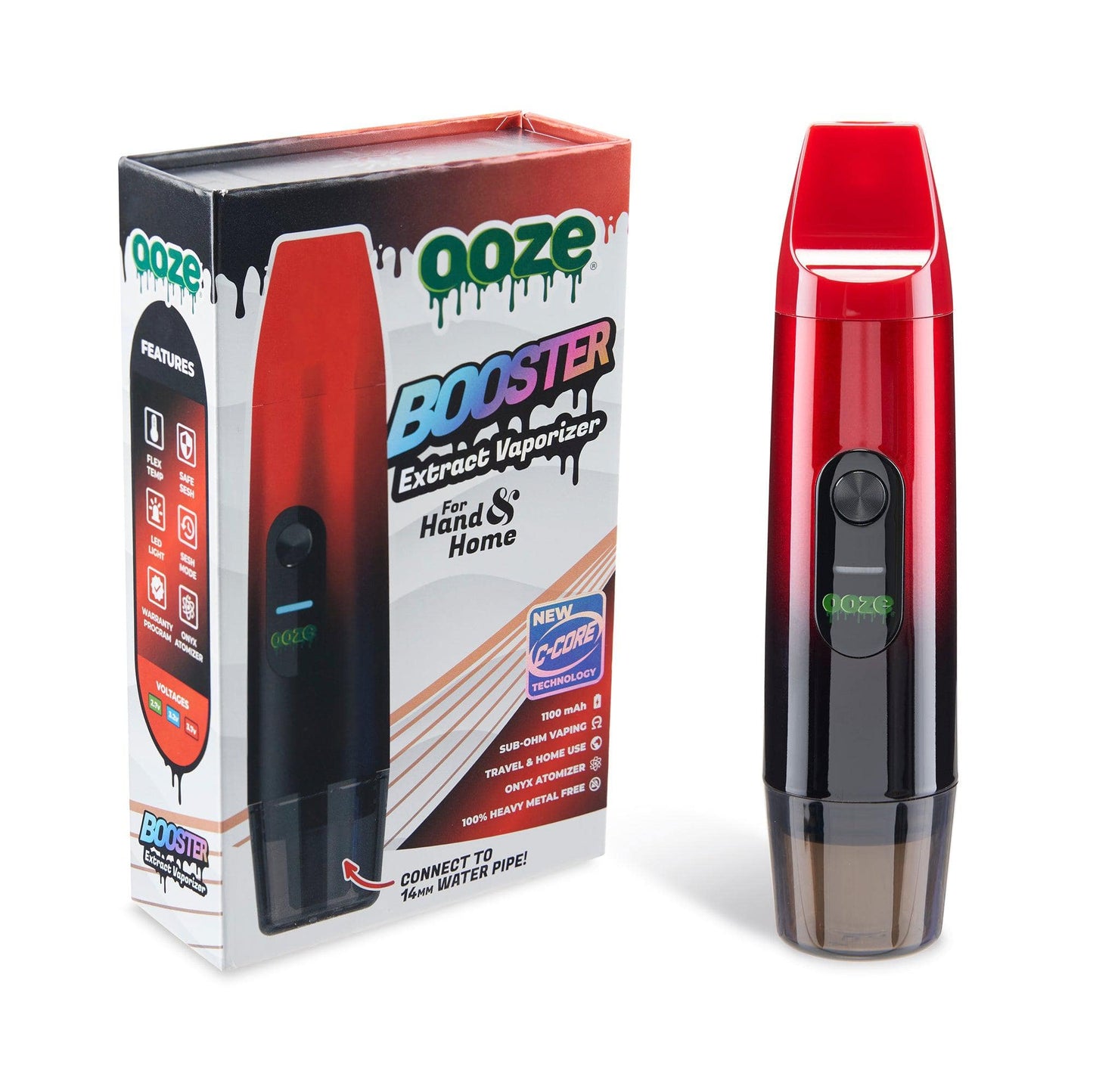 Ooze Batteries and Vapes Midnight Sun Ooze Booster Extract Vaporizer – C-Core 1100 mAh