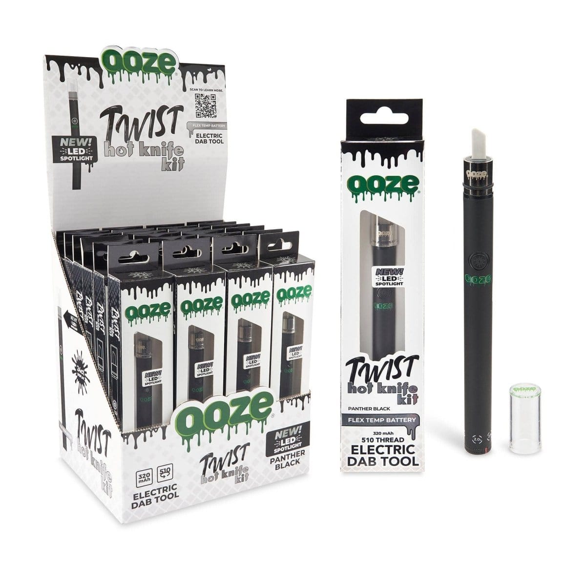 Ooze Batteries and Vapes Ooze Twist Hot Knife Kit – New LED Spotlight