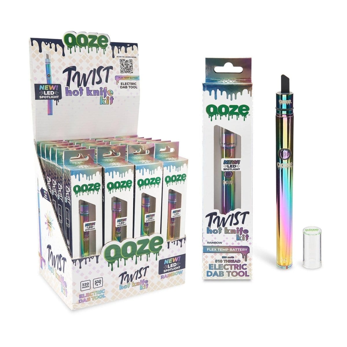 Ooze Batteries and Vapes Ooze Twist Hot Knife Kit – New LED Spotlight