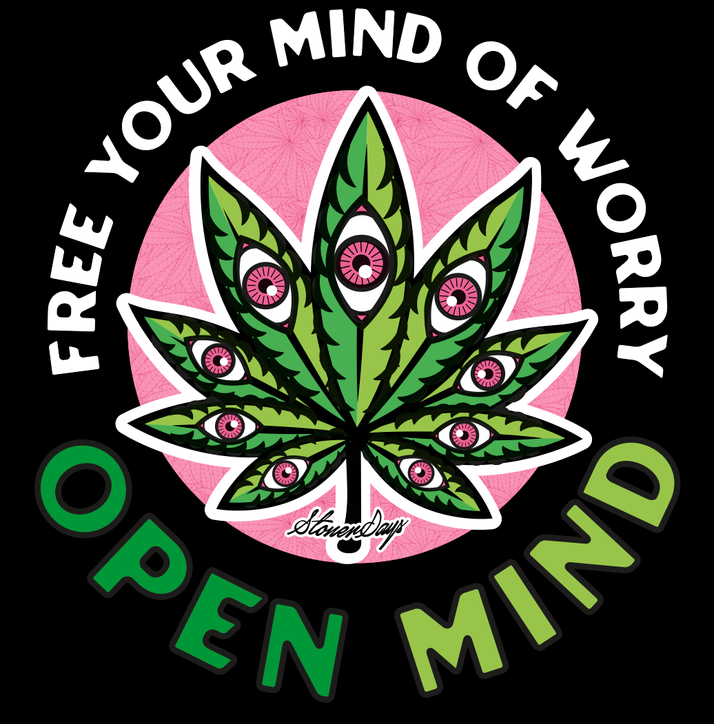 StonerDays Clothing Open Mind Womens Racerback