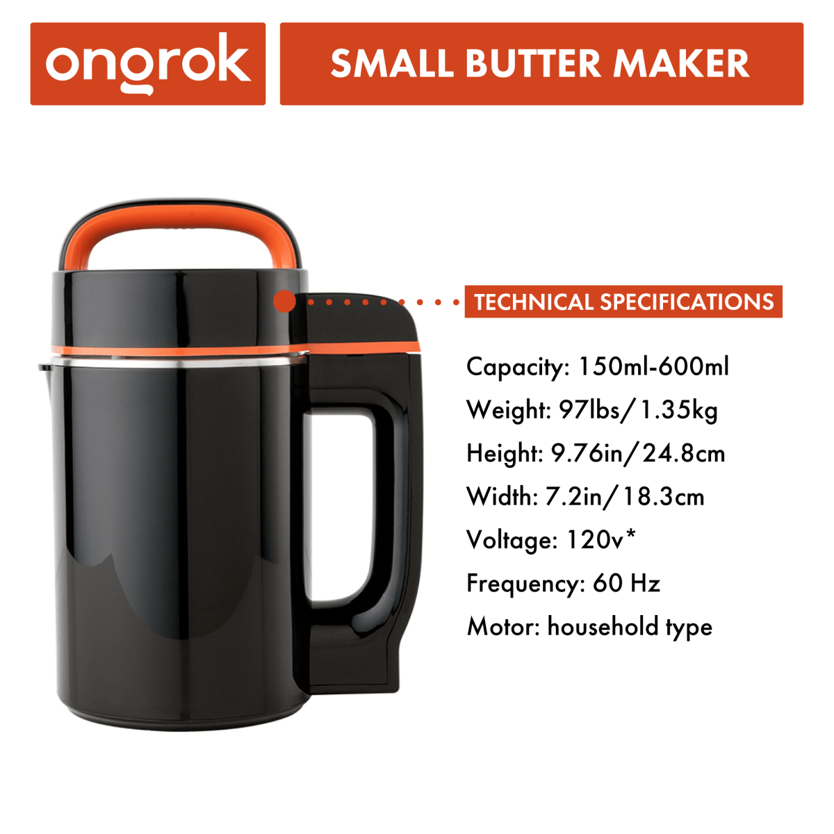 ONGROK Small / Black Small Botanical Infuser Machine and Kit