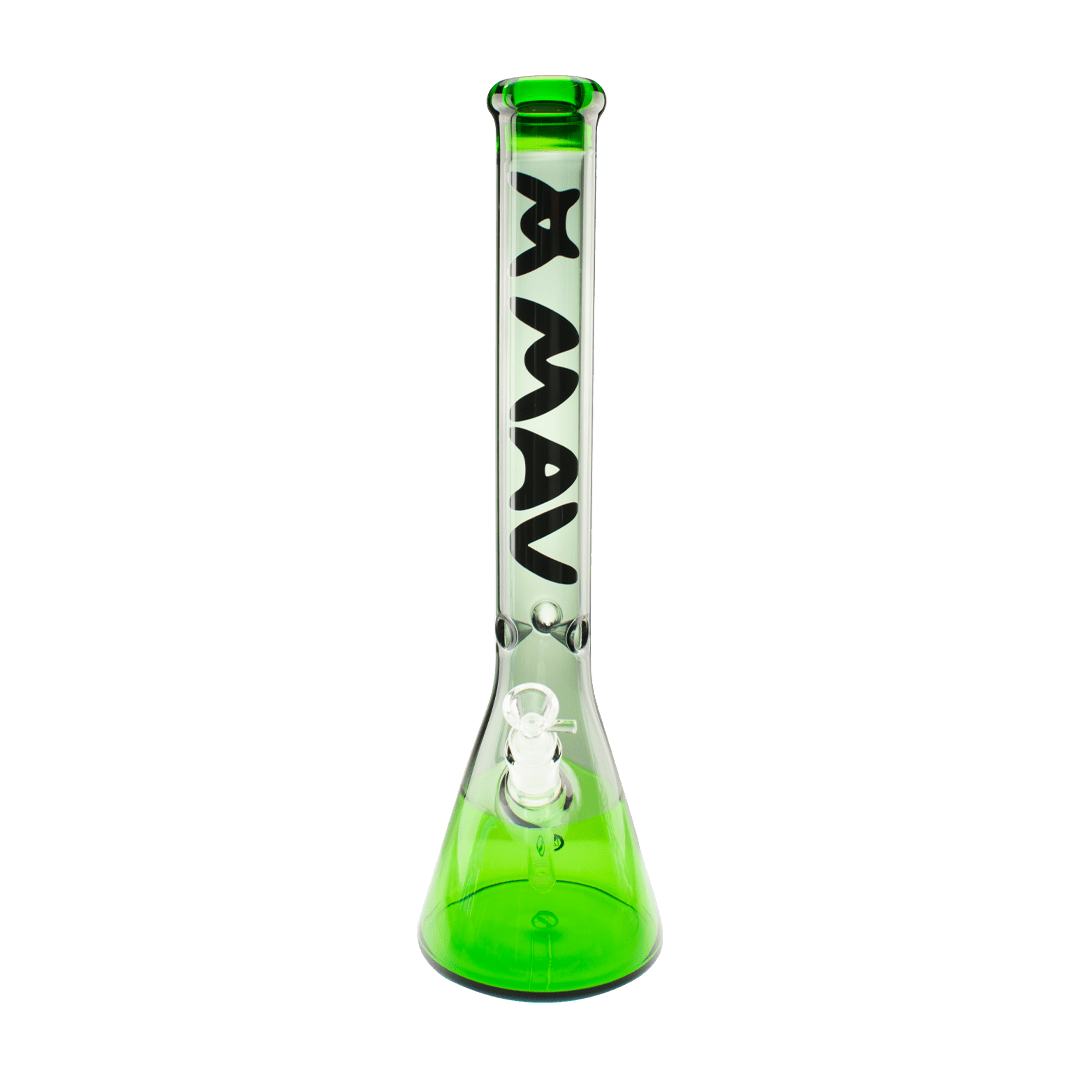 MAV Glass Bong Green Black 18