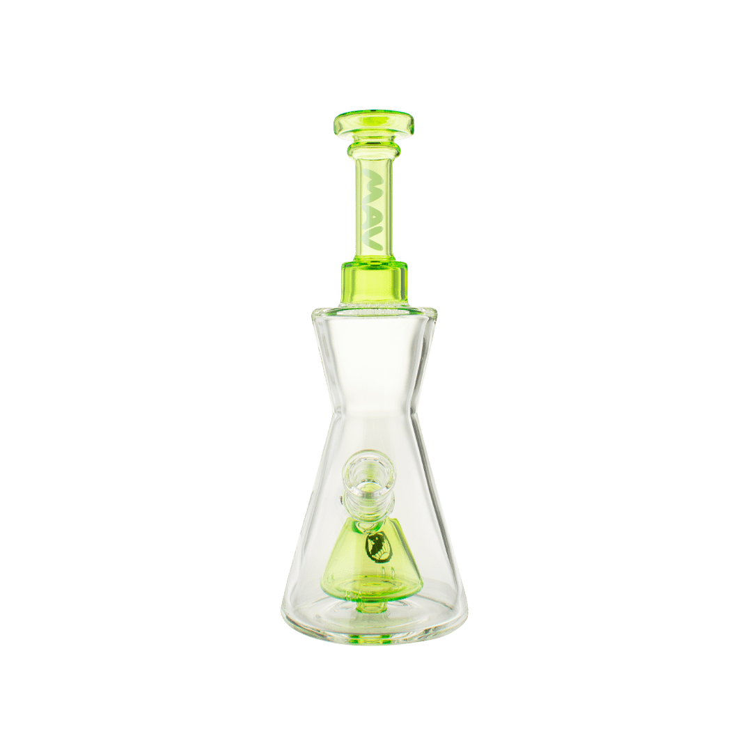MAV Glass Bong Ooze Pyramid Hourglass Bong