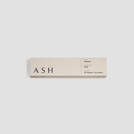 ASH Rolling Paper 1 Pack Rolling Paper | King | Organic