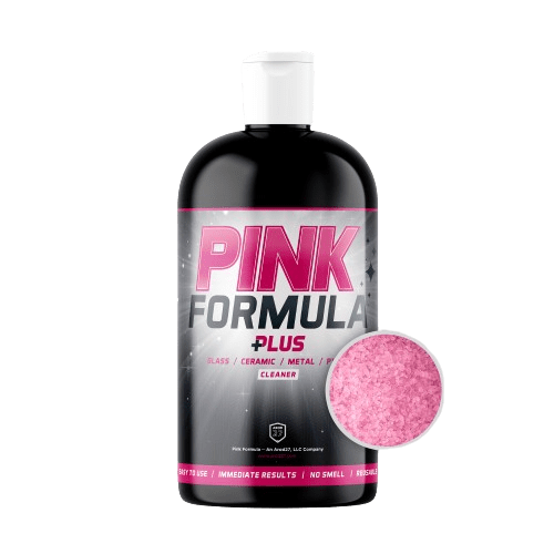 Pink Formula Glass Cleaner Single Pink Formula + Abrasive Cleaner - Bubble Gum Scent- 16oz