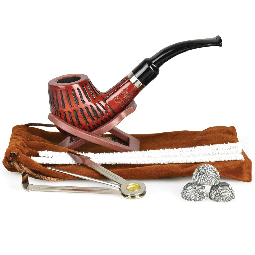 Gift Guru Pipes Pulsar Shire Pipes The Mad Dash | Engraved Brandy Smoking Pipe