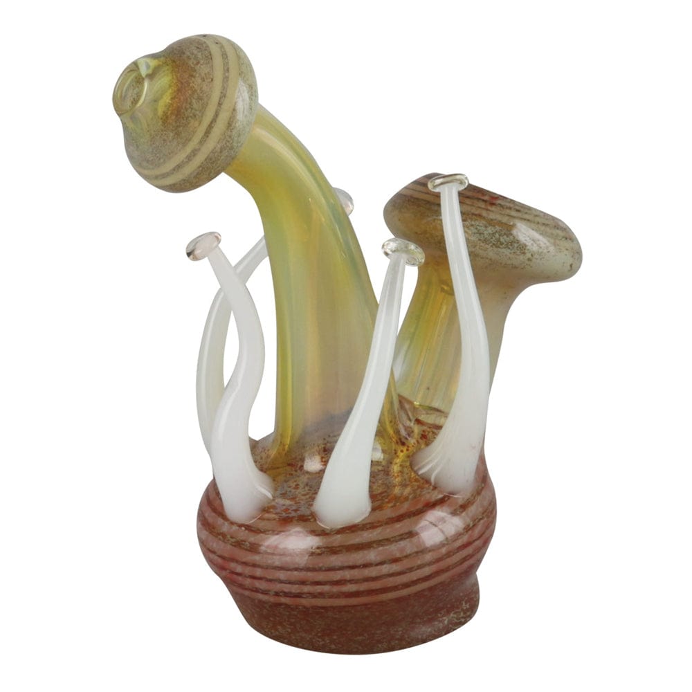 Gift Guru Bubbler Mushroom Glass Bubbler | Colors Vary