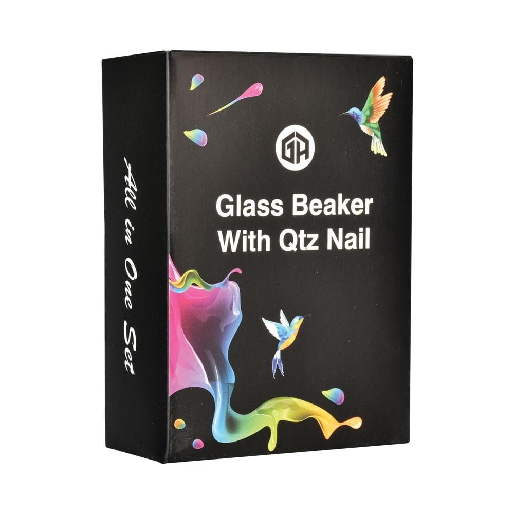 Gift Guru Dab Rig Clear Glass Mini Beaker Dab Rig