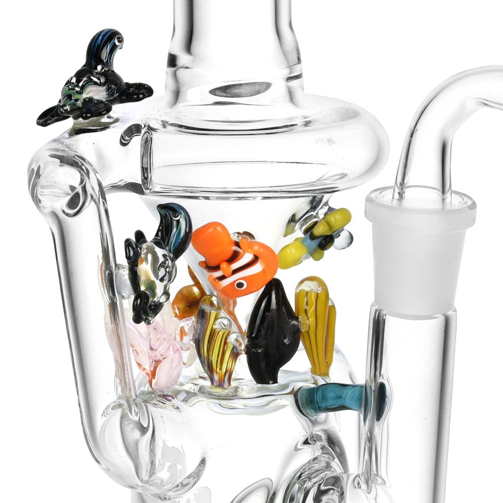 Gift Guru Dab Rig Empire Glassworks Mini Recycler Dab Rig - 8"/14mm F/Under the Sea
