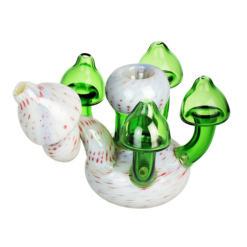 Gift Guru Bubbler Corkscrew Shroom Bubbler Pipe - 6.5"