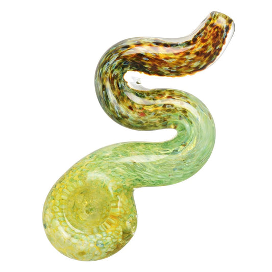 Gift Guru Hand Pipe Spectral Snake Twisty Spoon Pipe - 4.75"