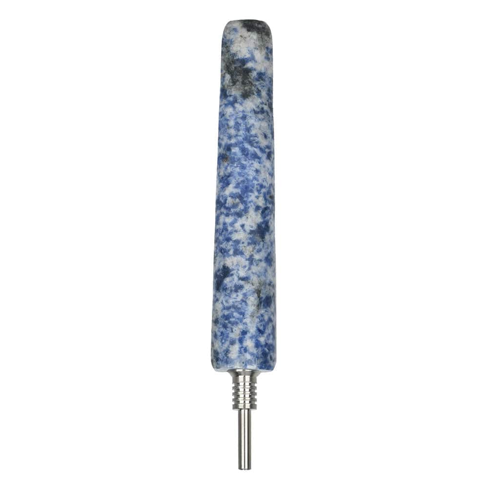 Daily High Club Dab Straw Blue Point Gemstone Dab Straw w/ Titanium Tip - 5" / 10mm