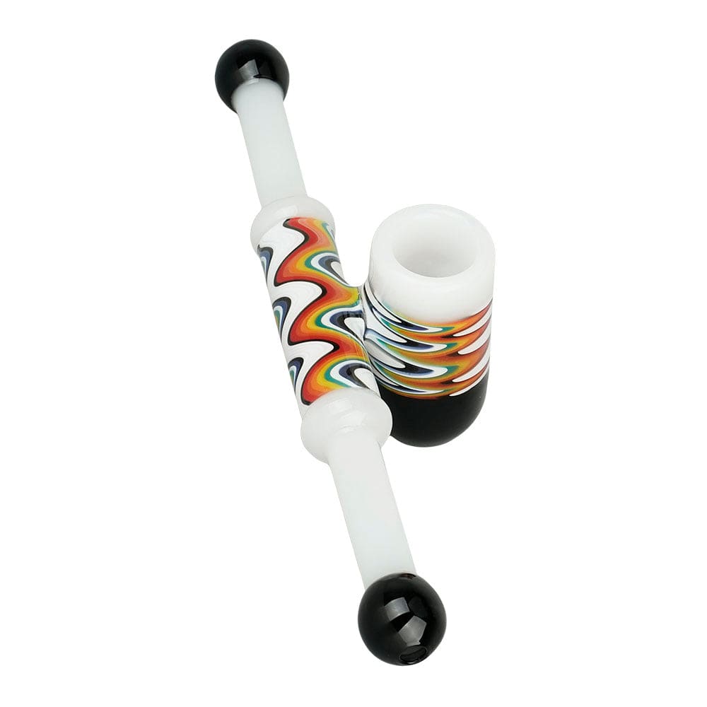 Gift Guru Bubbler Two-Person Wavelength Bubbler Pipe - 8.5"/Colors Vary
