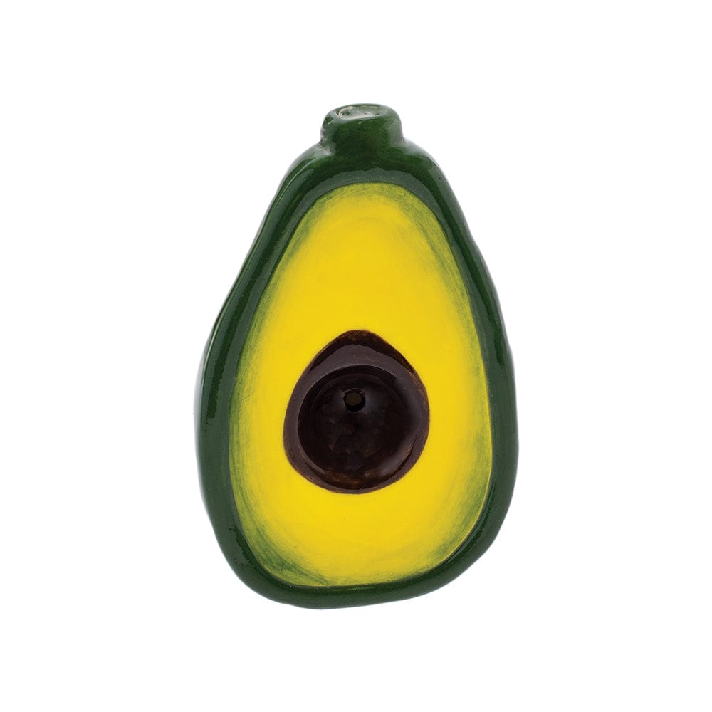 Gift Guru Wacky Bowlz Avocado Ceramic Hand Pipe