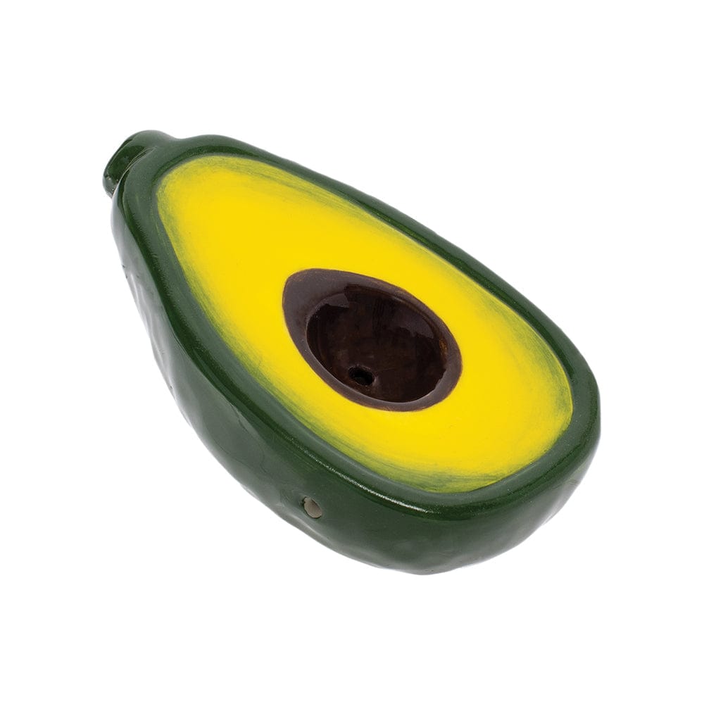 Gift Guru Wacky Bowlz Avocado Ceramic Hand Pipe