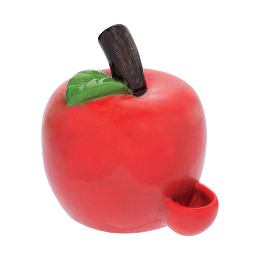 Gift Guru Wacky Bowlz Apple Ceramic Hand Pipe | 3.5"