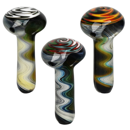 Gift Guru Hand Pipe Waking Dream Spoon Pipe - 3.75"/Colors Vary