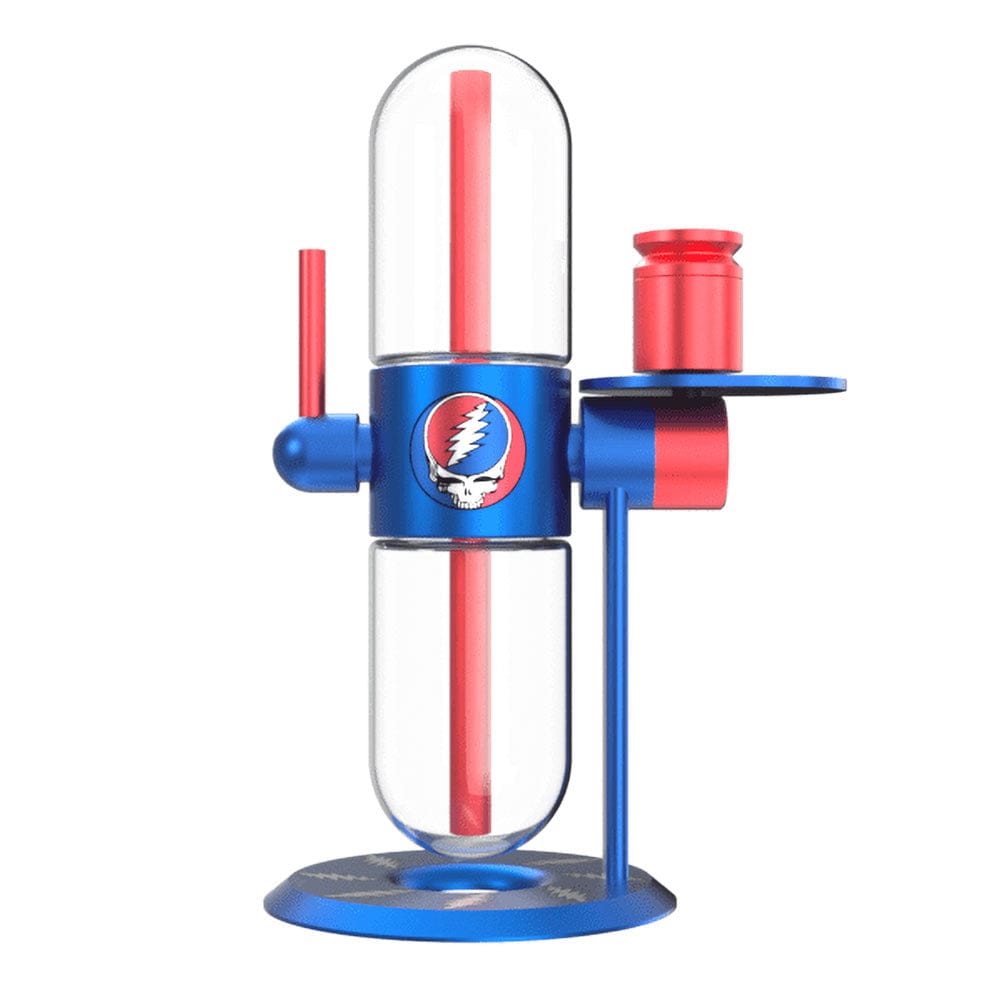 Gift Guru Gravity Bong Stundenglass x Grateful Dead Kompact Gravity Infuser Water Pipe - 11.5"