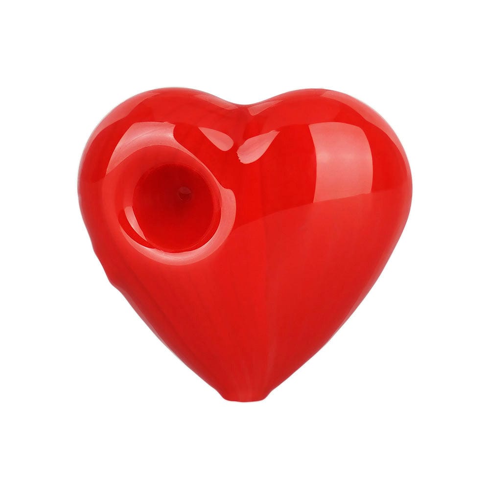 Gift Guru Hand Pipe Tender Heart Hand Pipe - 2.5" / Colors Vary