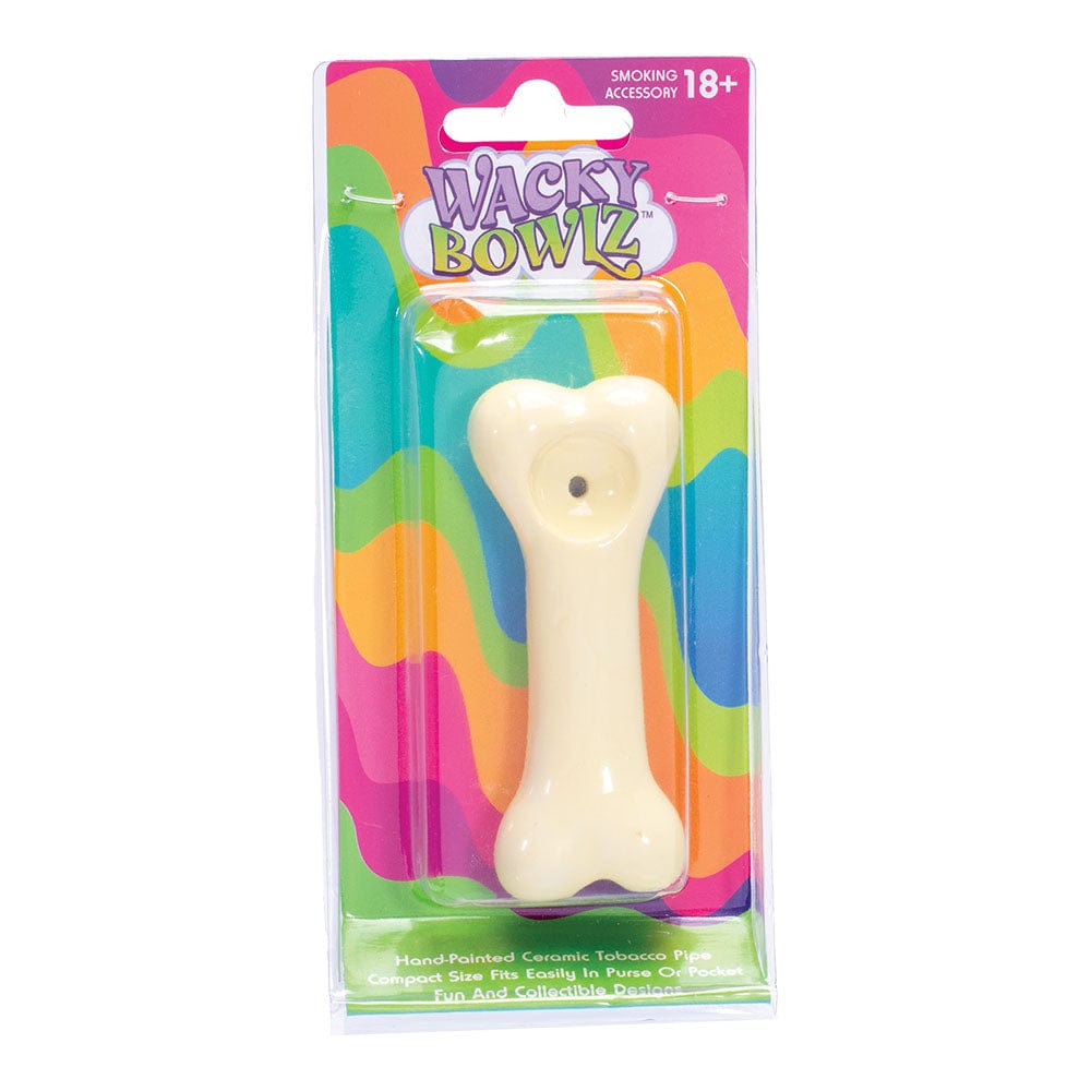 Daily High Club Hand Pipe Wacky Bowlz Dog Bone Ceramic Hand Pipe