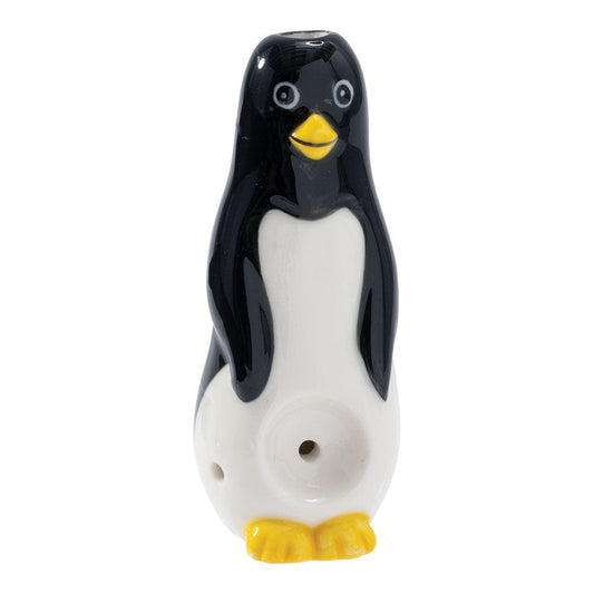 Daily High Club Hand Pipe Wacky Bowlz Penguin Ceramic Pipe