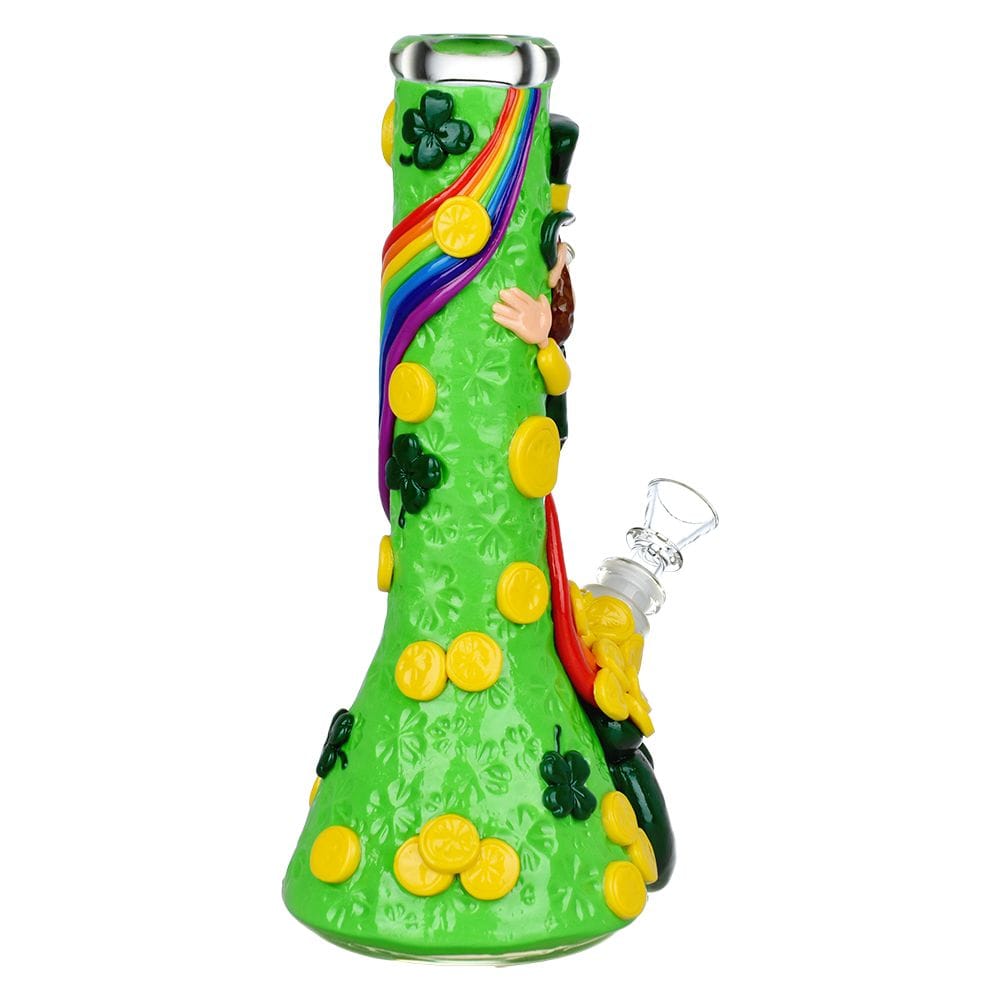 Daily High Club St. Patrick's Day Pot of Gold Glow In The Dark Water Pipe