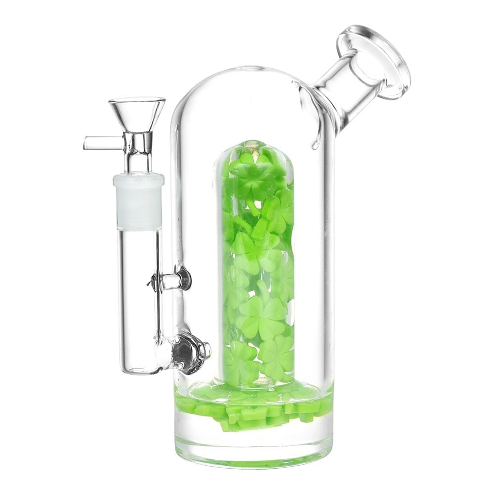 Daily High Club Bong Lucky Clover Glass Water Pipe