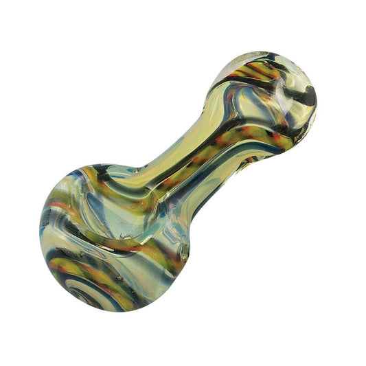 Gift Guru Hand Pipe Inside Out Cane Glass Spoon Pipe
