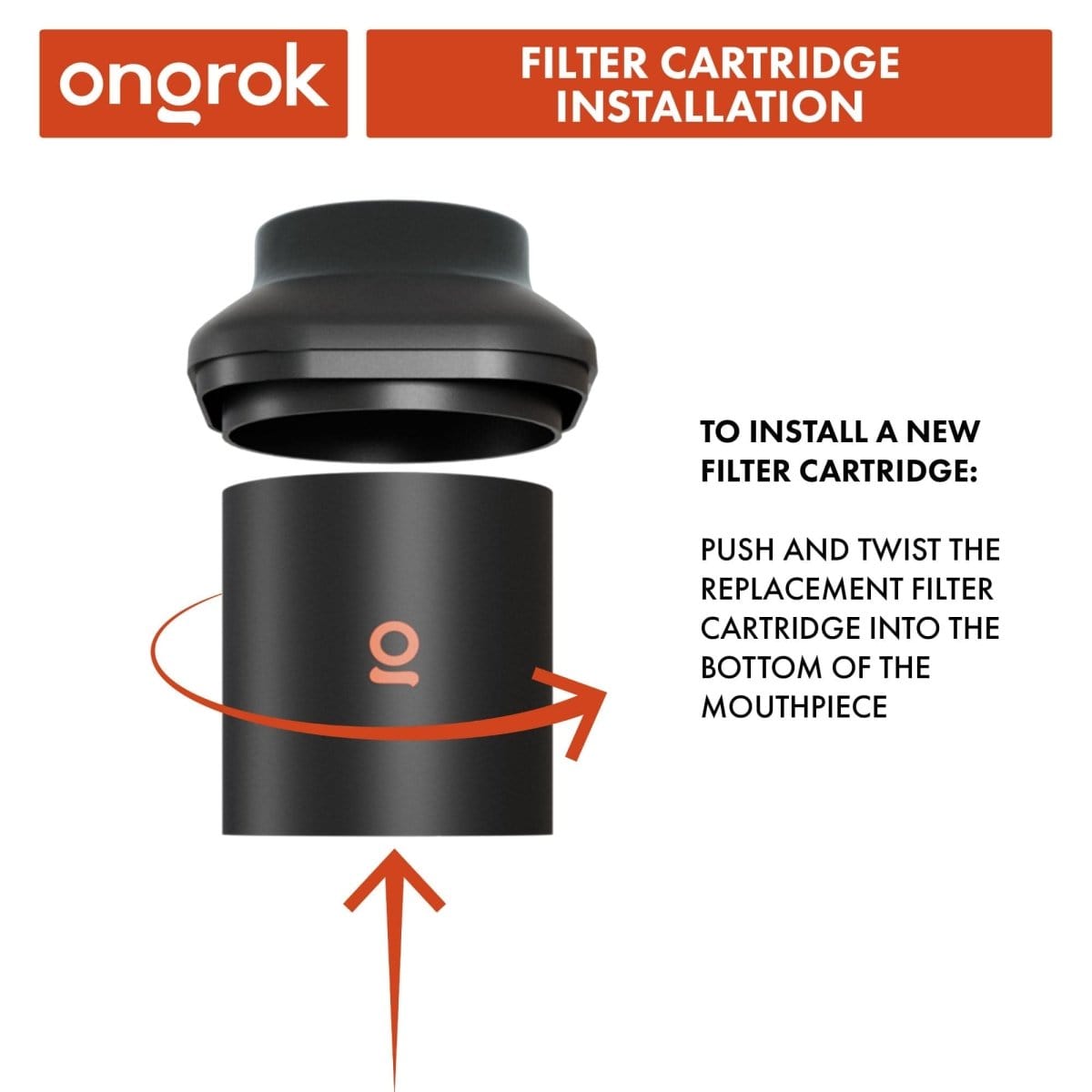 ONGROK USA Personal Air Filter with Replaceable Cartridges