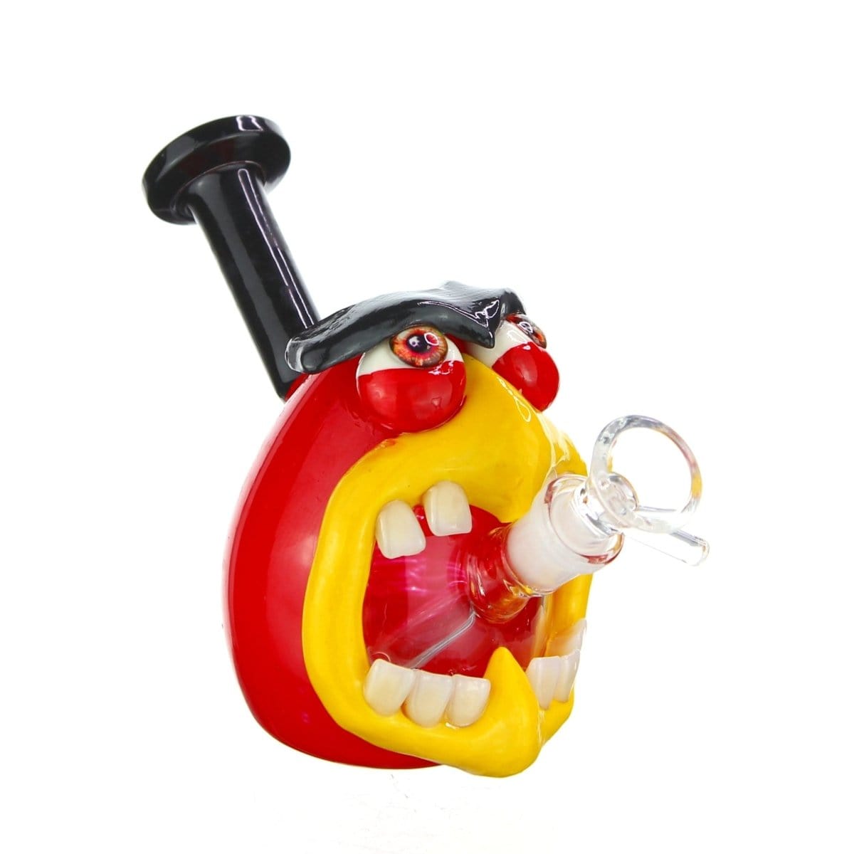 sbc Glass Red Pissed Parrot Bong